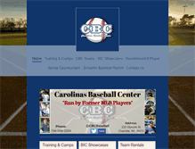 Tablet Screenshot of cbcbaseball.net